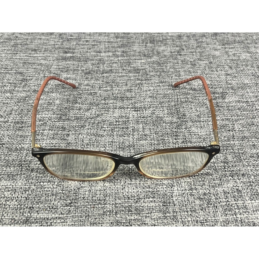 Cole Haan CH5030 206 Brown Gradient Eyeglasses Rectangular Frames 53-17-135 Mens
